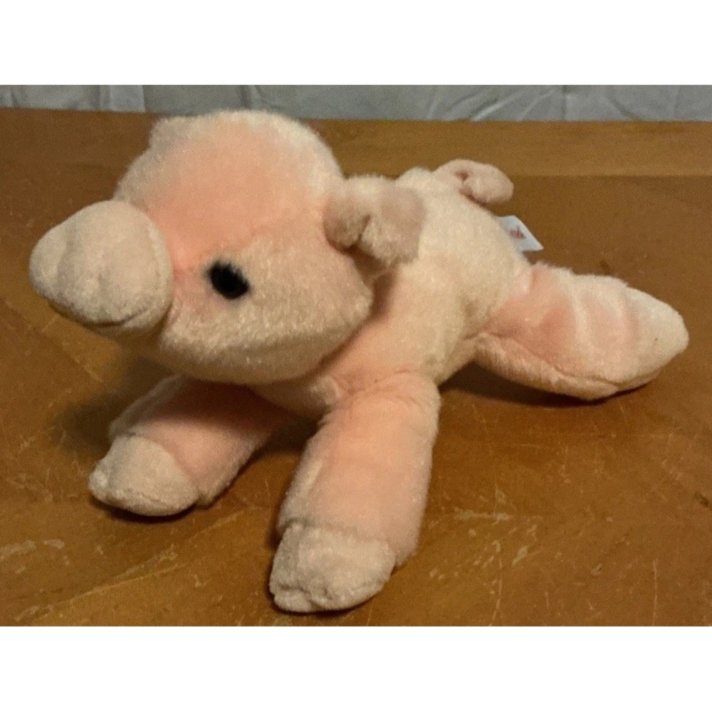 Aurora Mini Flopsie Percy Pig Pink Plush Stuffed Toy Animal 8.5" 2024